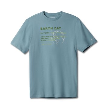 Columbia T-Shirt Heren, Earth Day Grijs Blauw, 70QNFAYPM